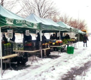 New Jersey Farmer's Market in the Winter