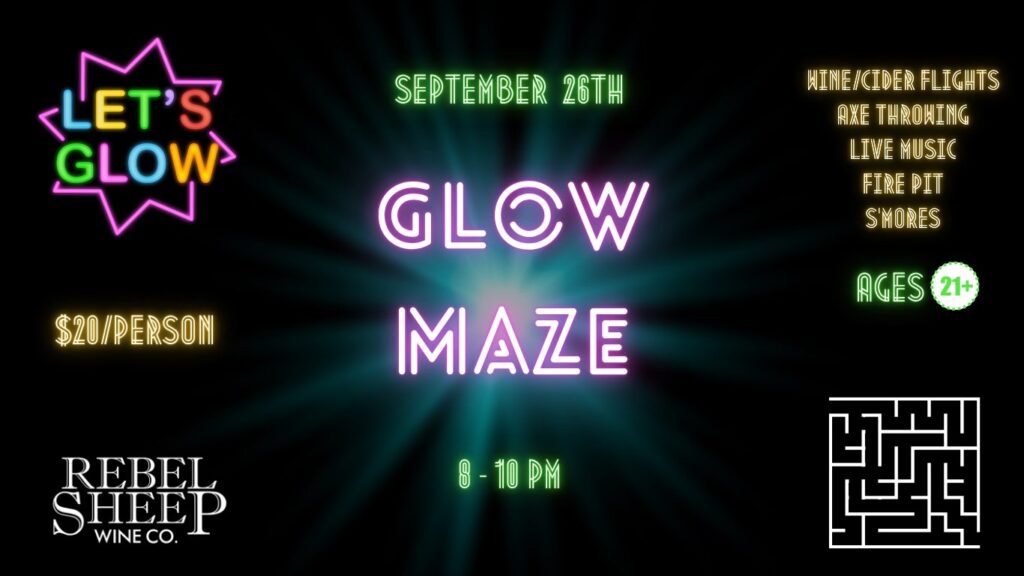 Glow Maze at Stony Hill Farms - Sept 26, 2025